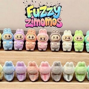 Colorful Bunny Plush Toy Set
